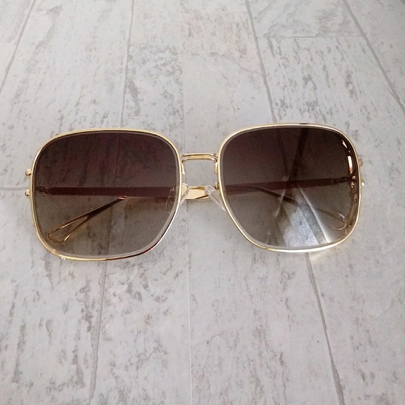 New Women's Polarized Luxury Square Oversized Sunglasses - Picture 6 of 9